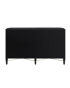 Verona Black Six-Drawer Chest