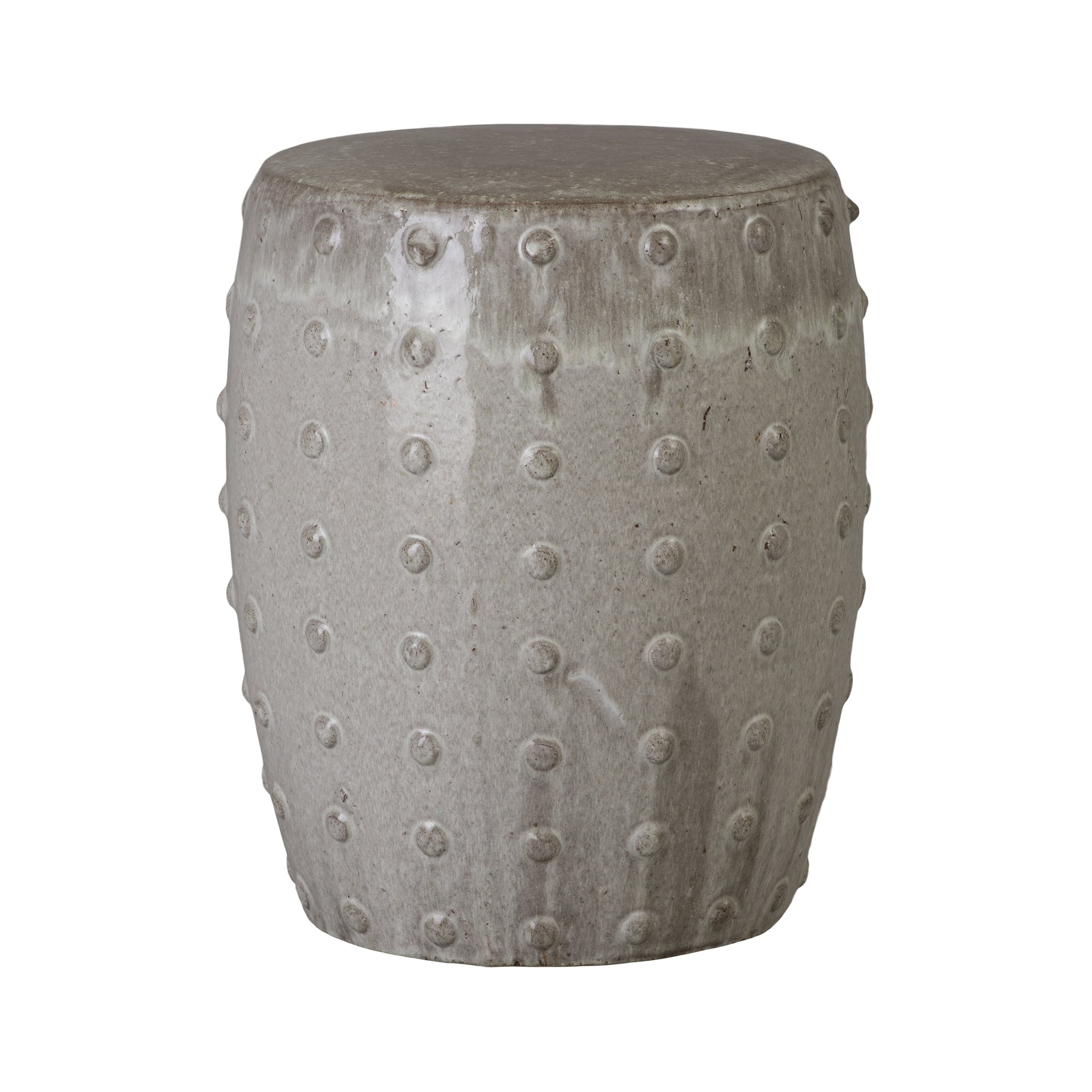 Stud Stool/Table, Stone Gray 15X18"H