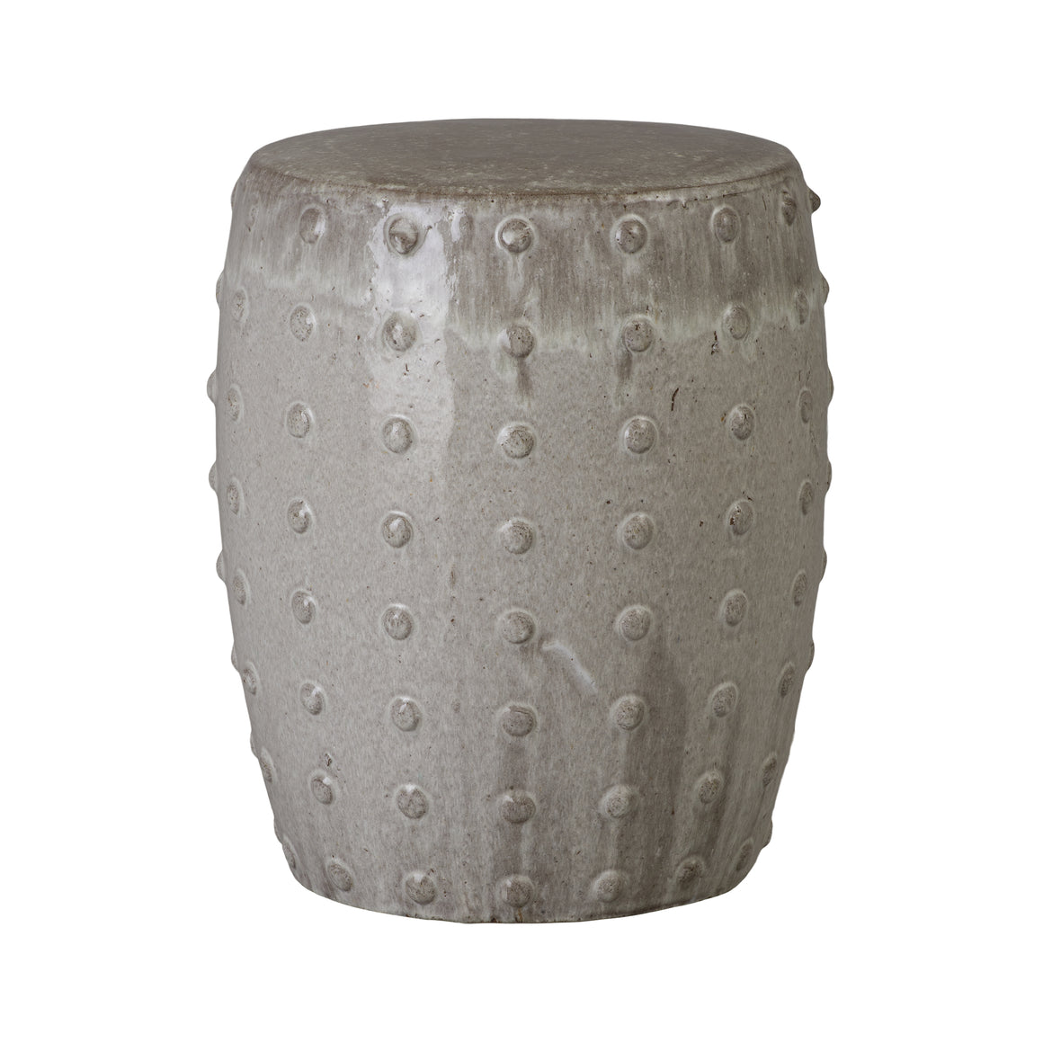 Stud Stool/Table, Stone Gray 15X18"H