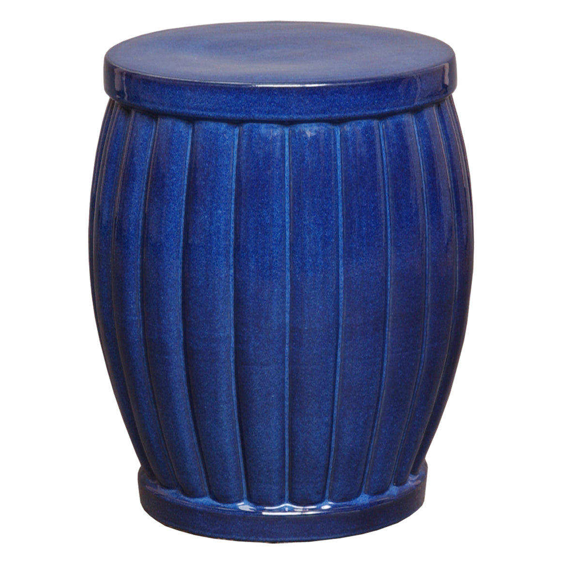 Garden Stool/Tbl. Blue 17X22.5"H