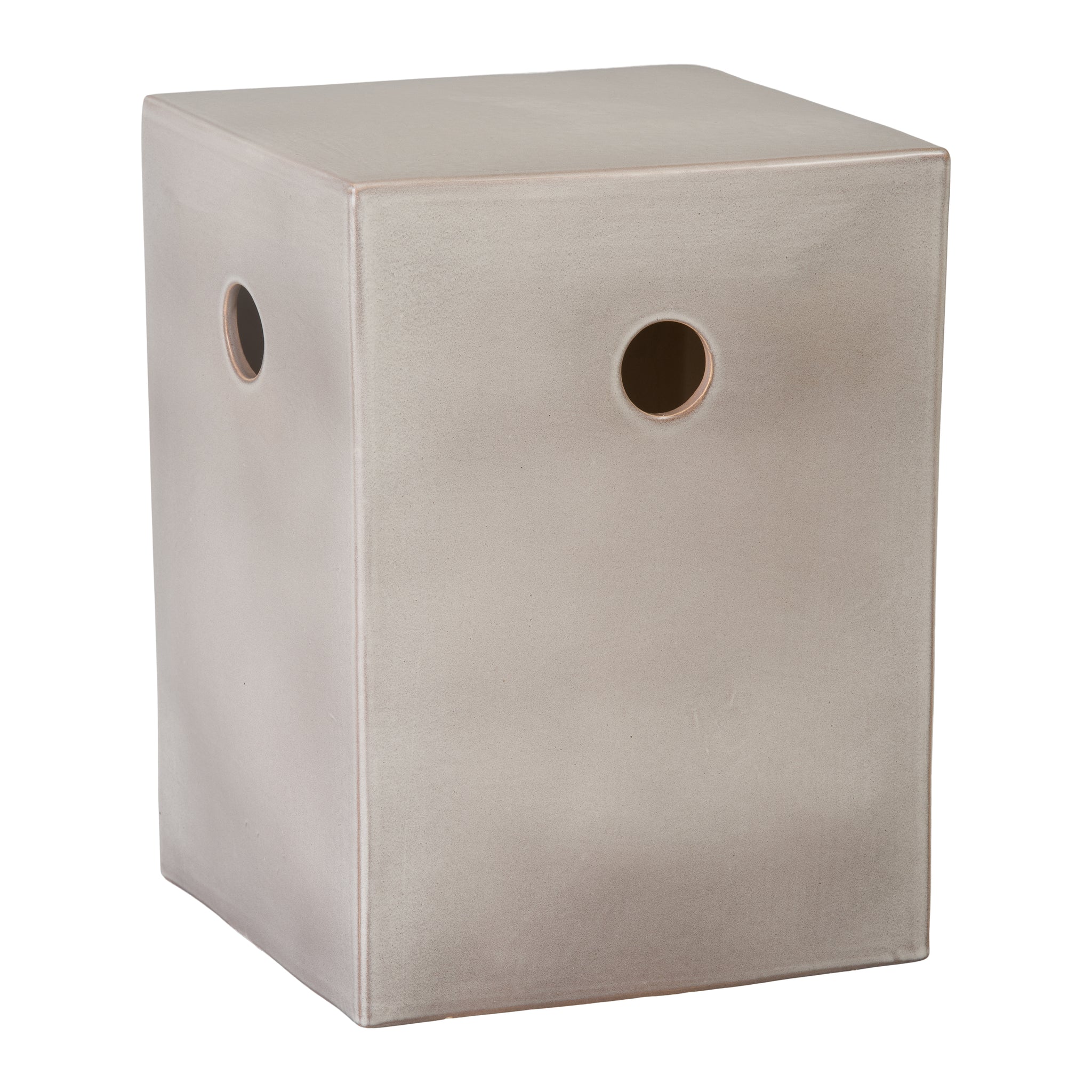 Square Stool/Table, Gray 12.5X18"H