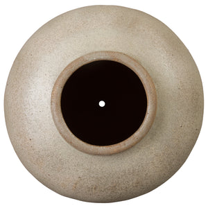Ceramic Olive Jar – Distressed White