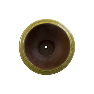 Anduze 10 in. French Yellow Ceramic Planter