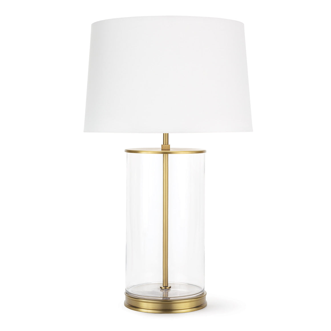 Magelian Glass Table Lamp (Natural Brass)