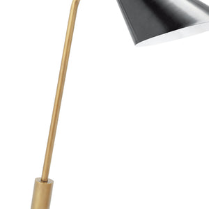 Spyder Task Lamp (Blackened Brass and Natural Brass)