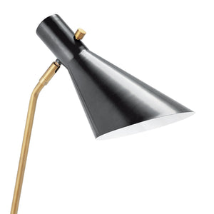 Spyder Task Lamp (Blackened Brass and Natural Brass)