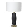 Crocus Ceramic Table Lamp (Black)