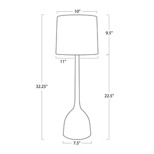 Logan Buffet Lamp (Oil Rubbed Bronze)