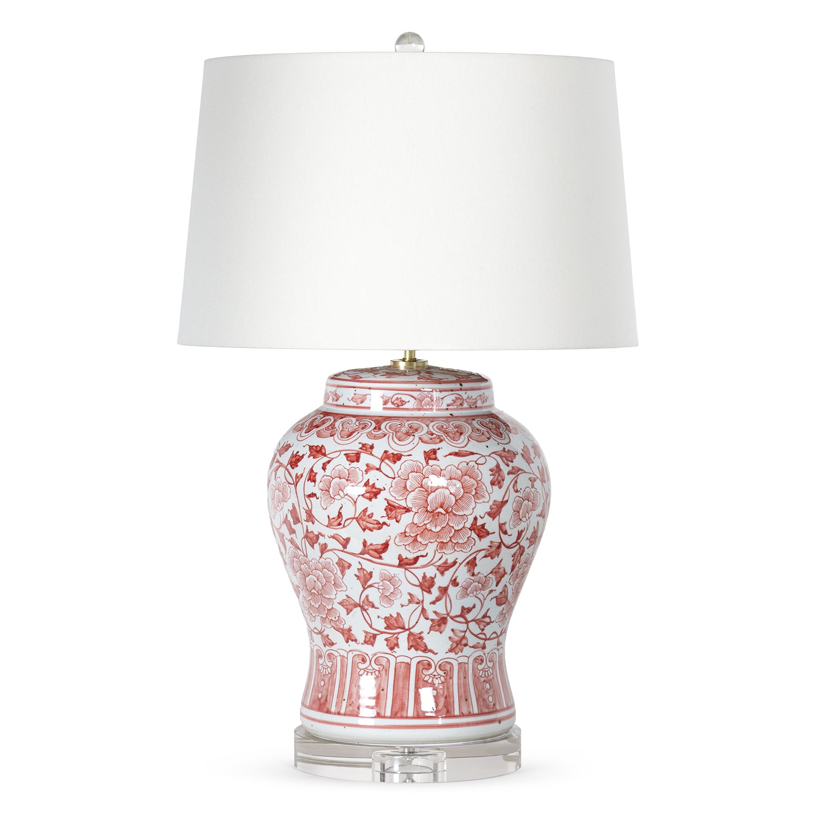 Briar Ceramic Table Lamp (Red)