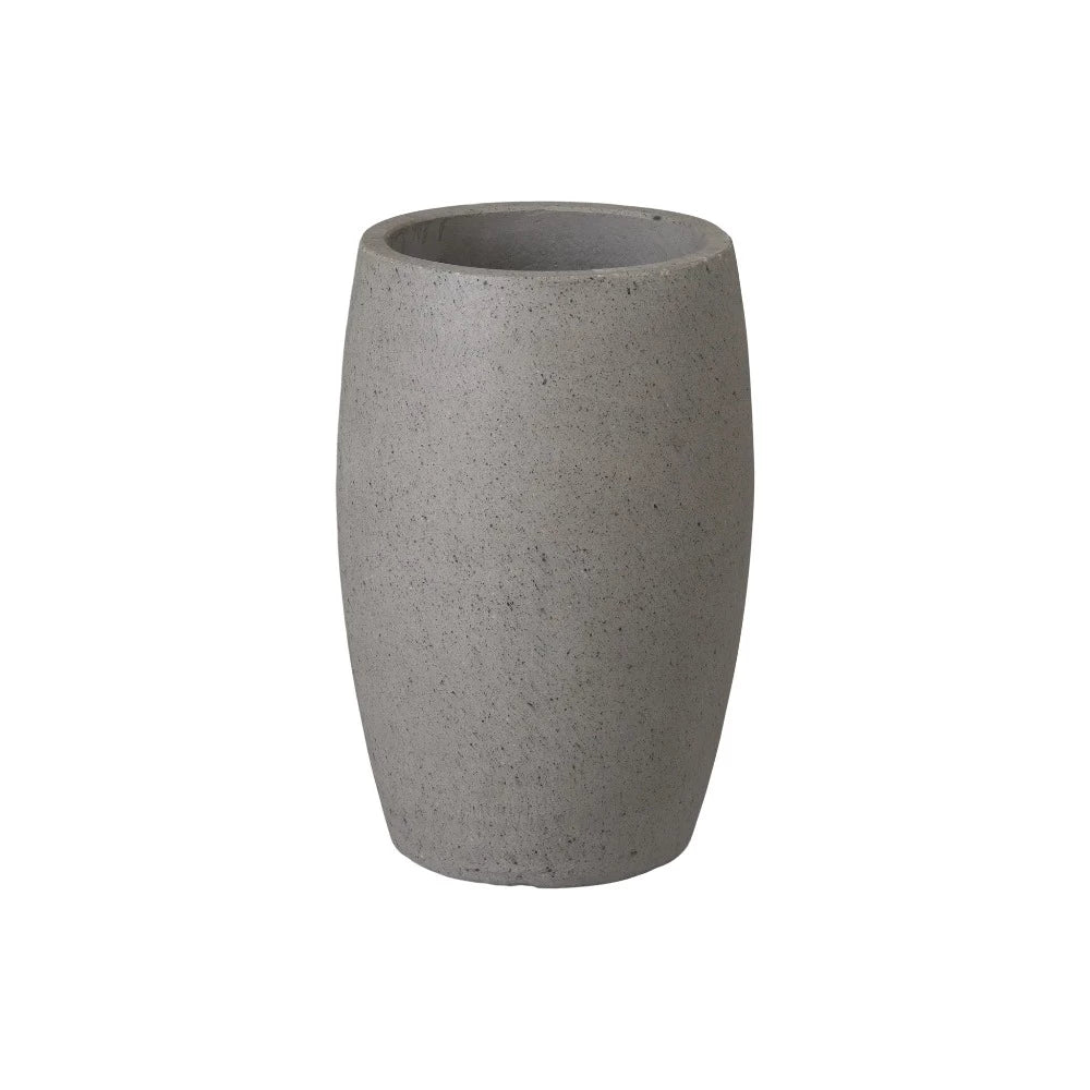 Small Round Terrazzo Planter – Grey