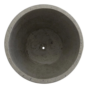 Large Round Terrazzo Planter – Grey