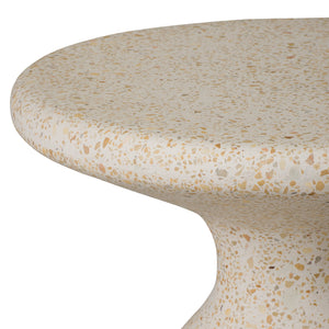 Thin Mushroom Terrazzo Garden Stool - Yellow