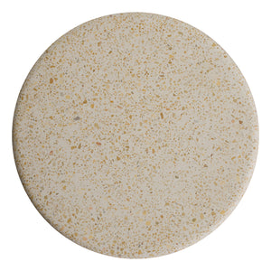 Thin Mushroom Terrazzo Garden Stool - Yellow