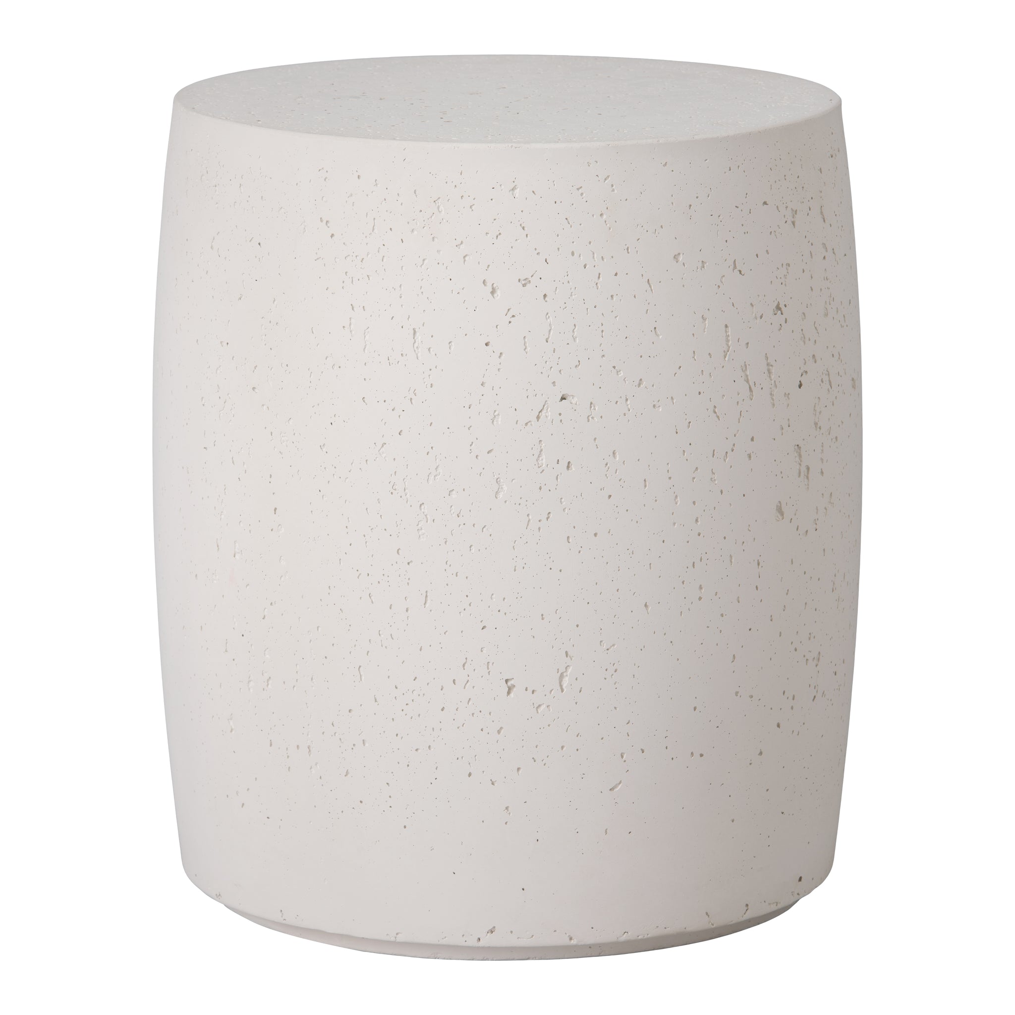 Round Stool Terrazzo Chalk 15X18"H