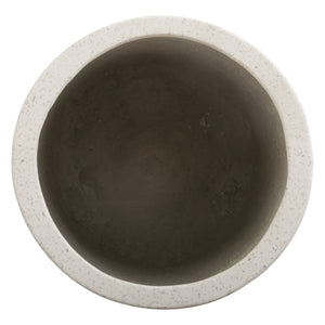23 in. White Terrazzo Umbrella Stand