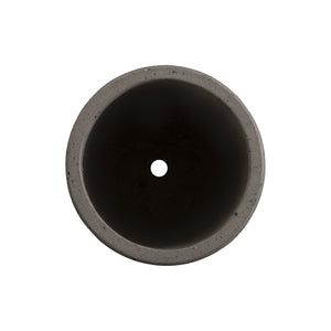 Small Round Lip Terrazzo Planter – Gray