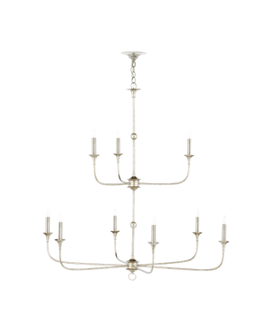 Nottaway Two-Tier Champagne Chandelier