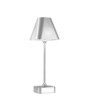 Gadabout Nickel Cordless Table Lamp