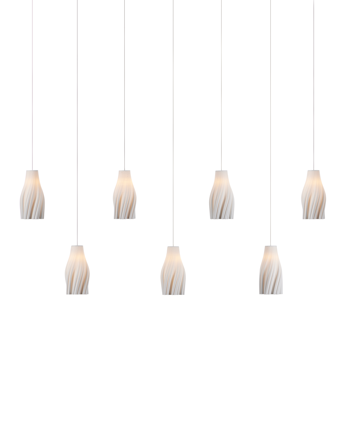 Posh 7-Light Linear Multi-Drop Pendant