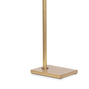 Noble Floor Task Reading Lamp (Natural Brass)