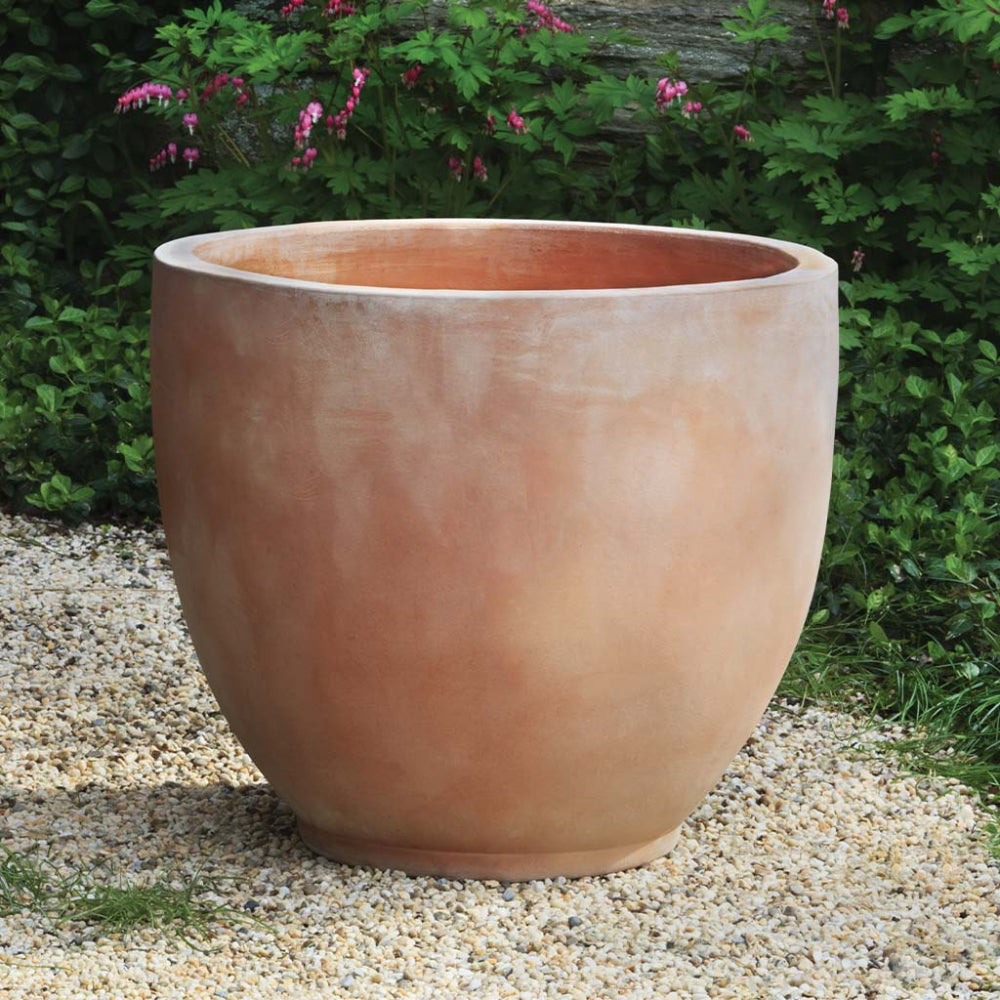 Causago Round Planters in Terra Cotta—Set of 4