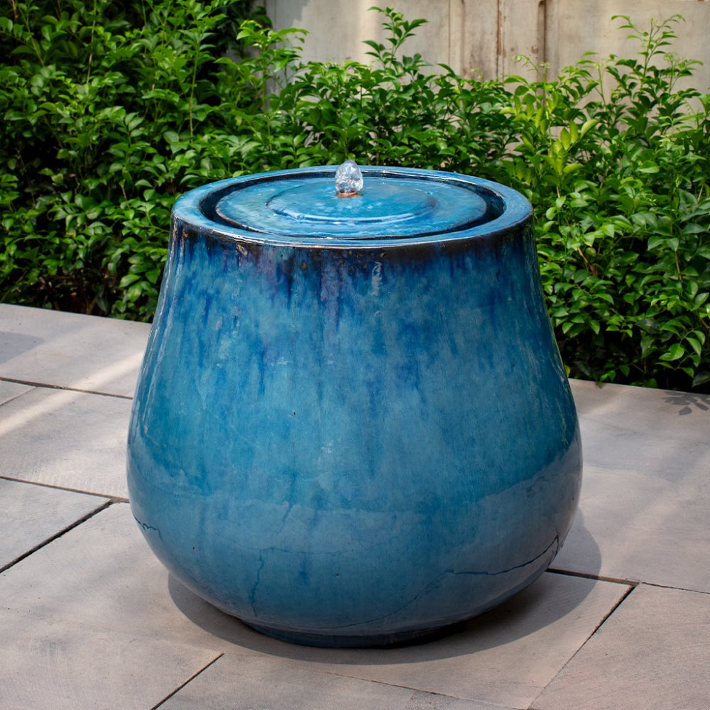 Nimbus Glazed Fountain - Mediterranean