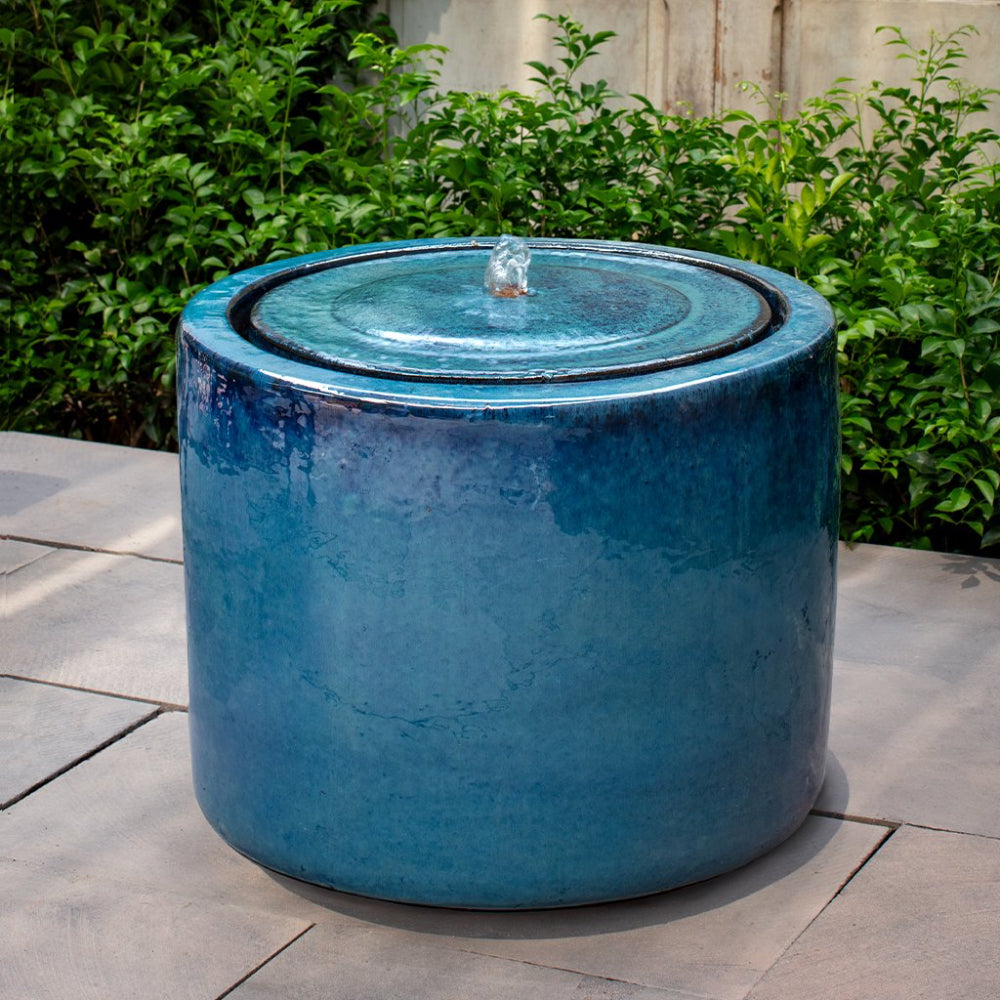 360 Glazed Fountain - Mediterranean