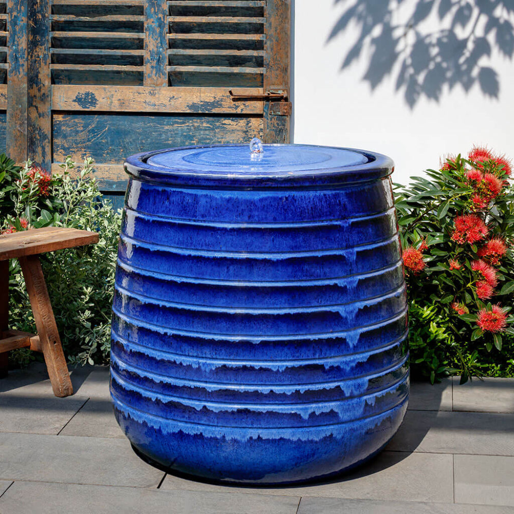 Ventoux Garden Fountain - Riviera Blue
