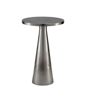 Tondo Nickel Accent Table