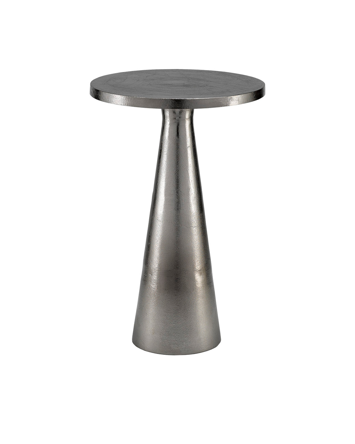 Tondo Nickel Accent Table