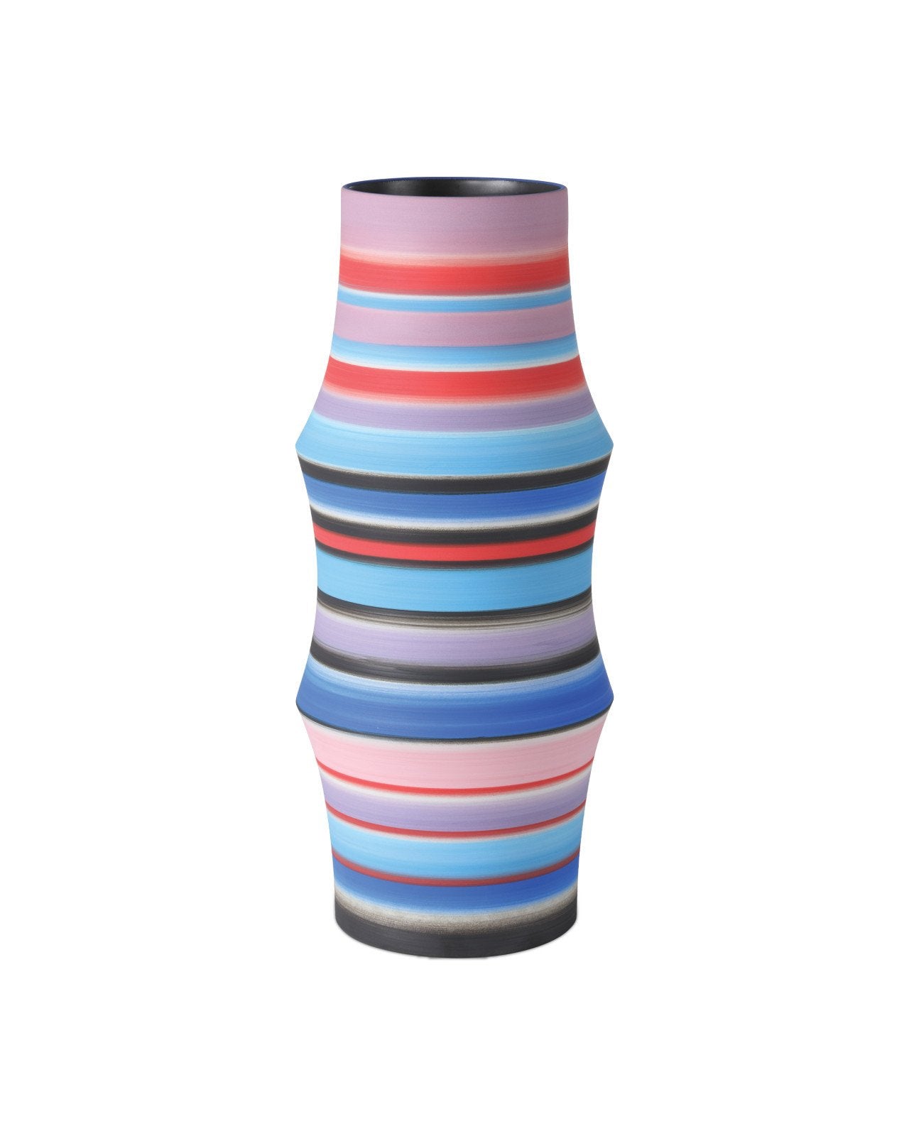 Happy 80's Large Bright Blue & Red Vase