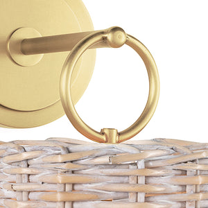 Nantucket Sconce (Natural Brass)