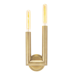 Wolfe Sconce (Natural Brass)