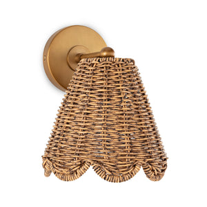 Kismet Hanging Sconce (Natural Brass)