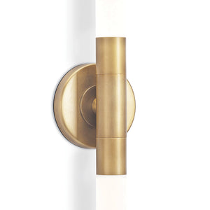Wick Hilo Sconce (Natural Brass)