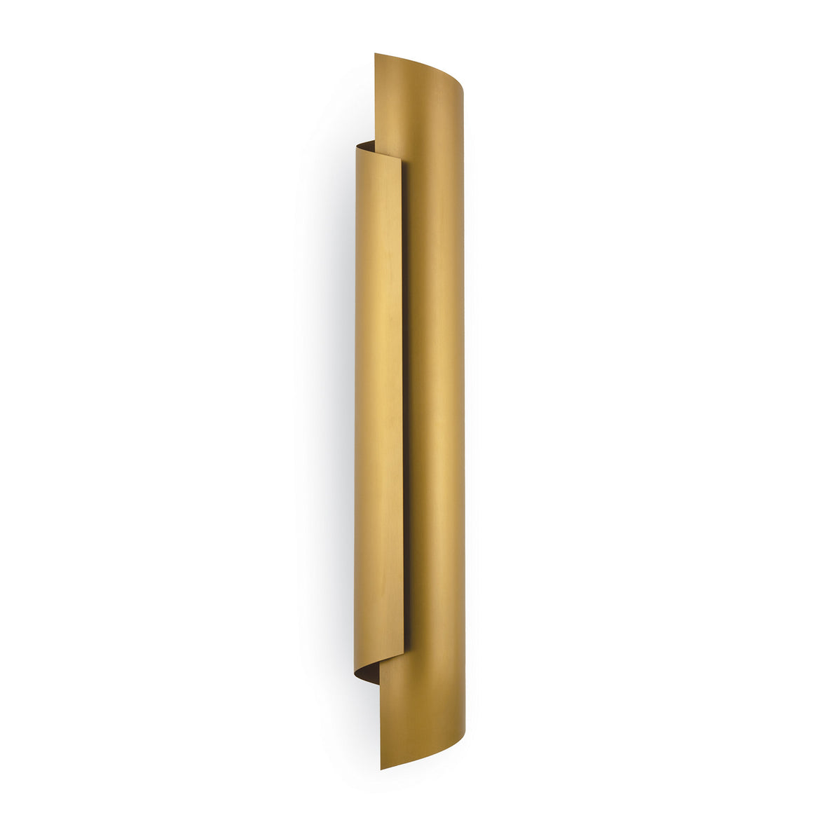 Flute Sconce (Natural Brass)