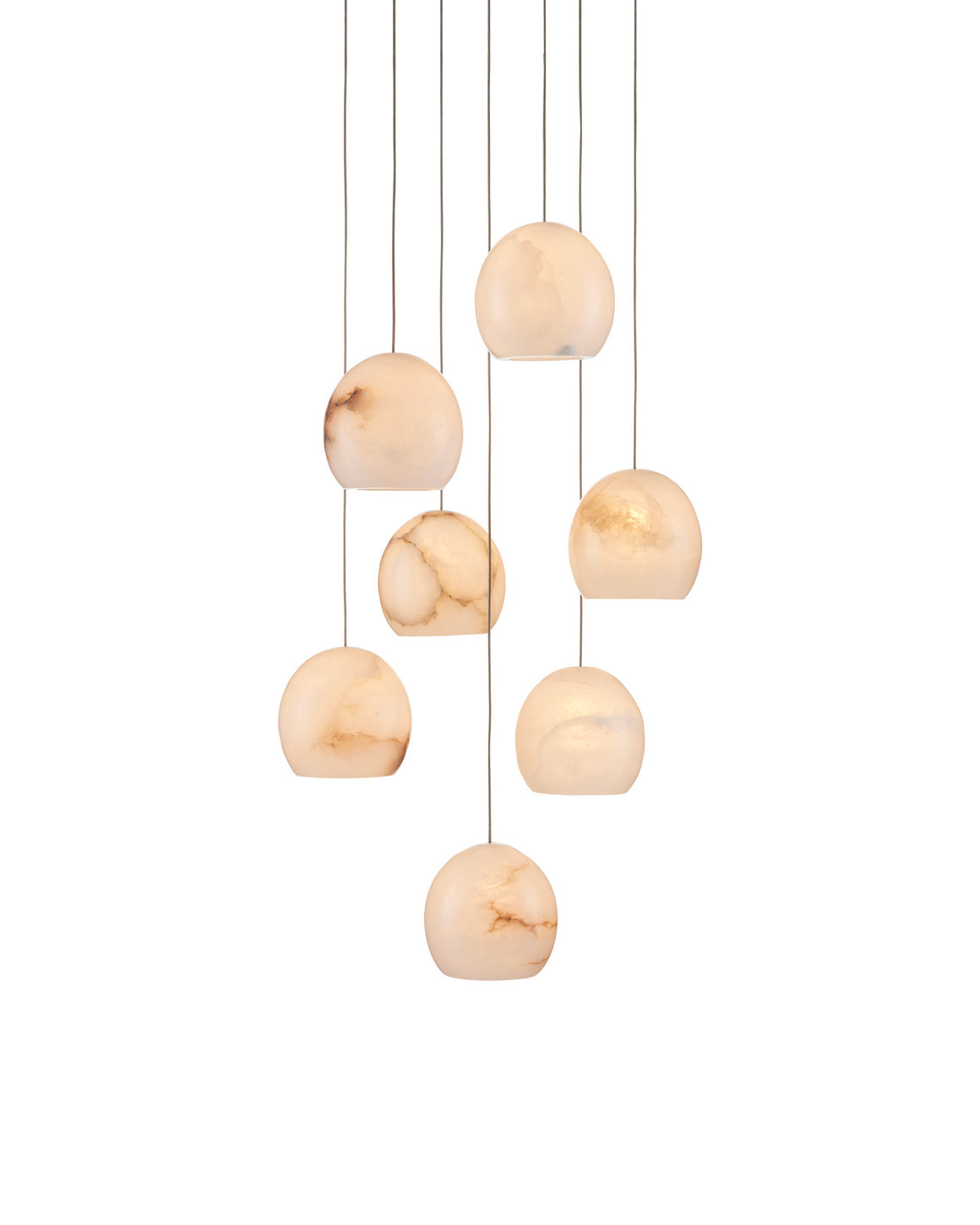 Lazio 7-Light Round Multi-Drop Pendant