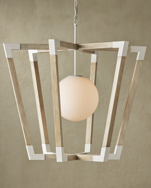 Bastian Sandstone Globe Pendant