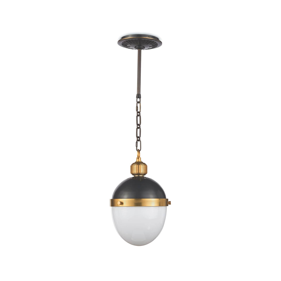 Otis Pendant Small (Blackened Brass and Natural Brass)