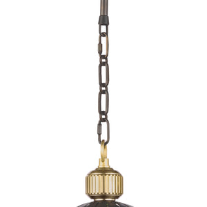 Otis Pendant Small (Blackened Brass and Natural Brass)