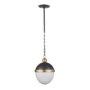 Otis Pendant Medium (Blackened Brass and Natural Brass)