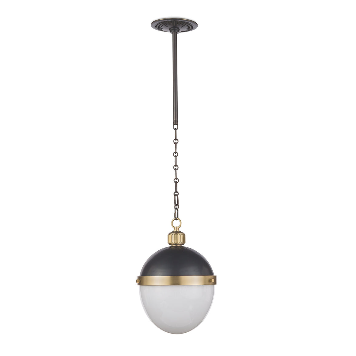 Otis Pendant Medium (Blackened Brass and Natural Brass)
