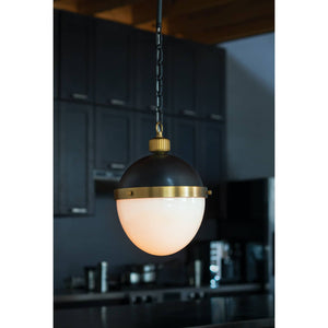 Otis Pendant Medium (Blackened Brass and Natural Brass)