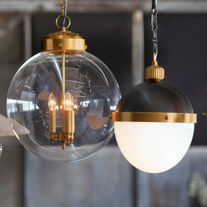 Otis Pendant Medium (Blackened Brass and Natural Brass)