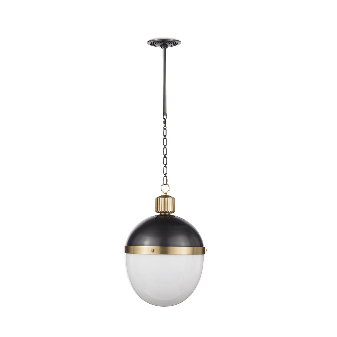 Otis Pendant Large (Blackened Brass and Natural Brass)