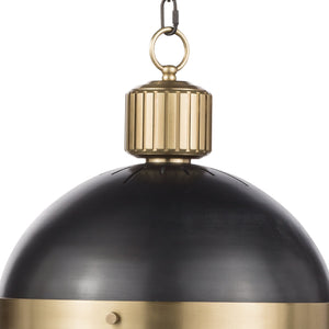 Otis Pendant Large (Blackened Brass and Natural Brass)