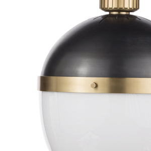Otis Pendant Large (Blackened Brass and Natural Brass)