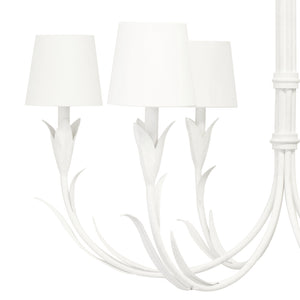 River Reed Chandelier Small (White)
