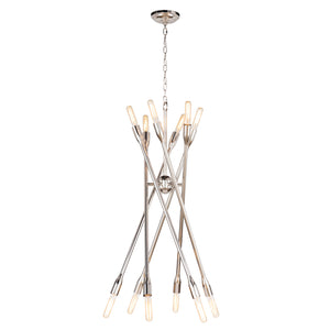 Cobra Chandelier Large (Polished Nickel)