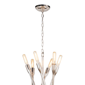 Cobra Chandelier Large (Polished Nickel)